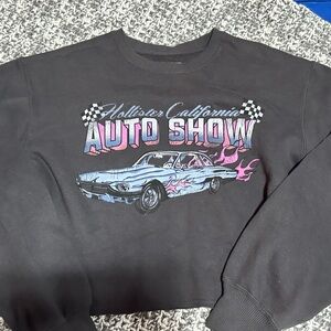 Hollister cropped sweatshirt